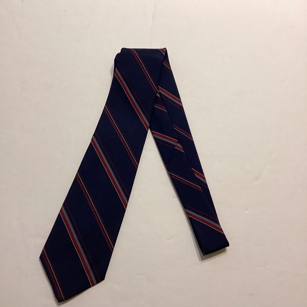 Classic Navy Striped Tie